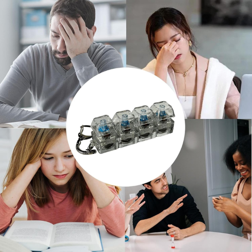 Teclado LED para controlar la ansiedad