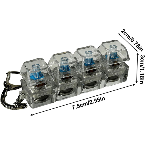 Teclado LED para controlar la ansiedad